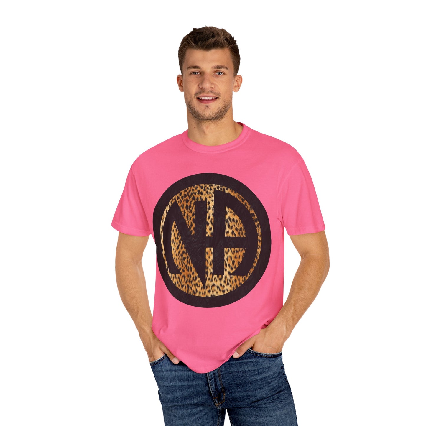 Narcotics Anonymous NA Logo – Leopard Print Recovery Symbol Art T-Shirt, Recovery T-Shirt