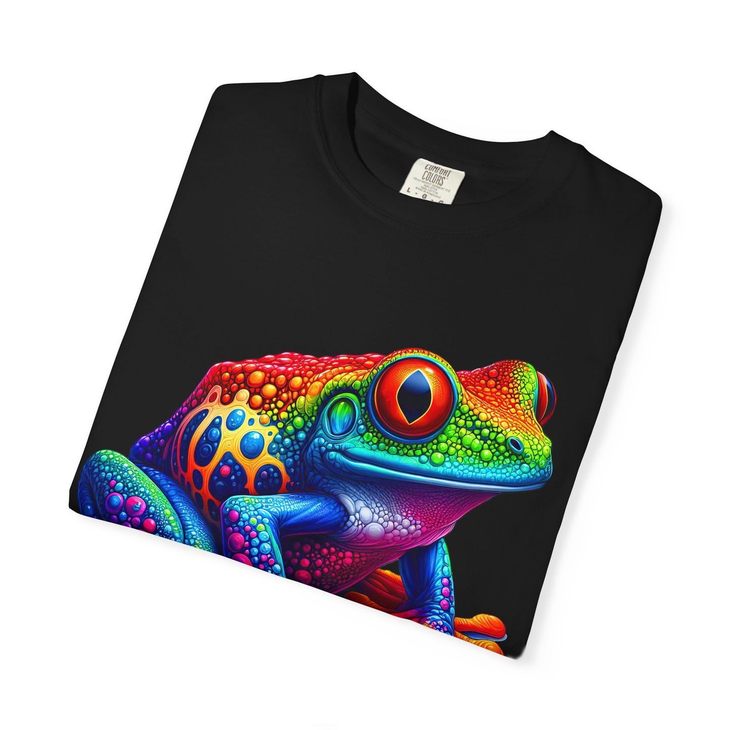 Frog T-Shirt | Unisex Garment-Dyed Tee for Nature Lovers, Eco-Friendly Gift, Birthday, Summer Vibe, Outdoor Adventure