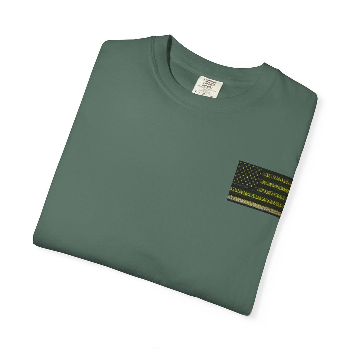 Bass Life T-Shirt — Retro American Flag Bass Fishing Tee