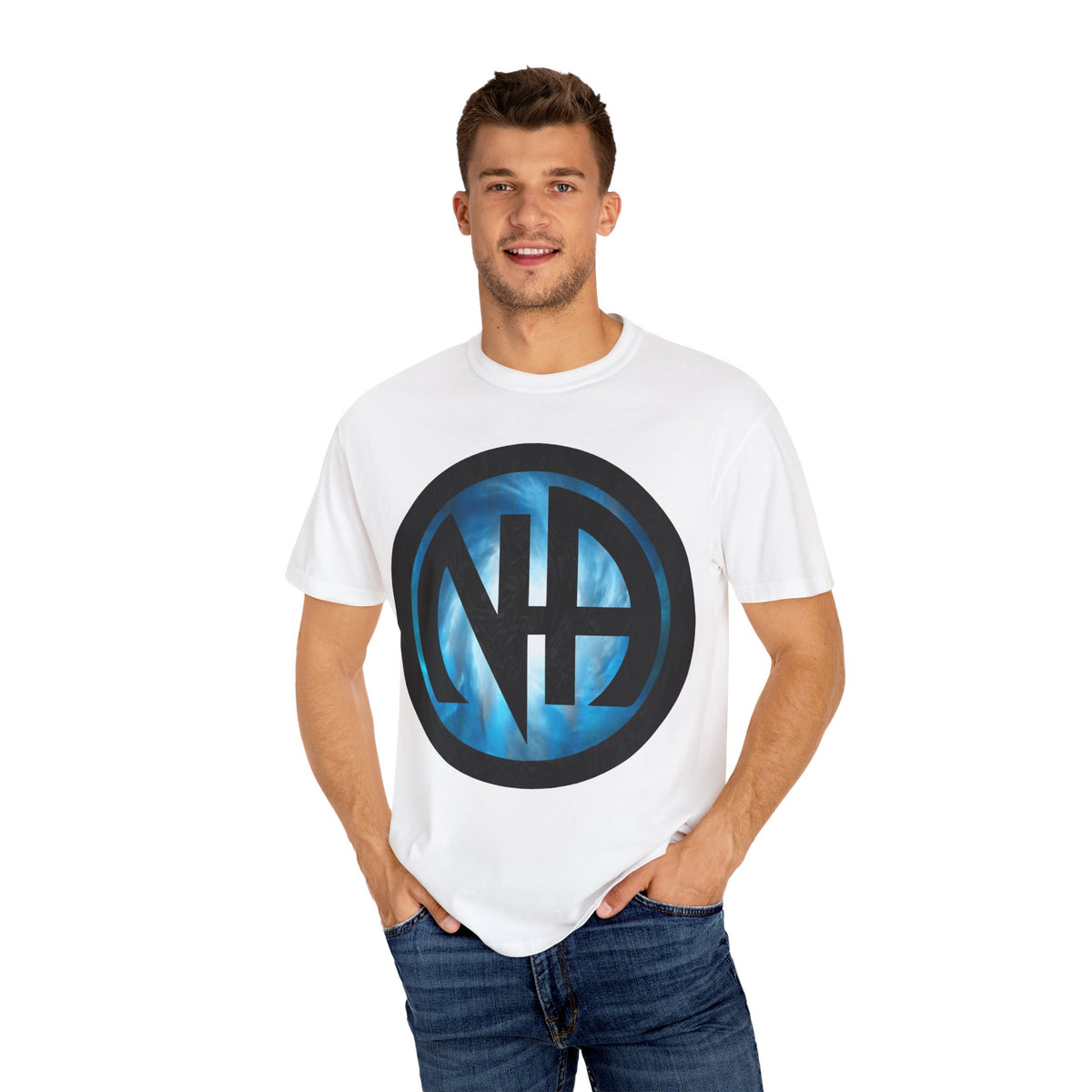 Narcotics Anonymous NA Logo – Cloud & Black Recovery Symbol Art T-Shirt, Recovery T-Shirt