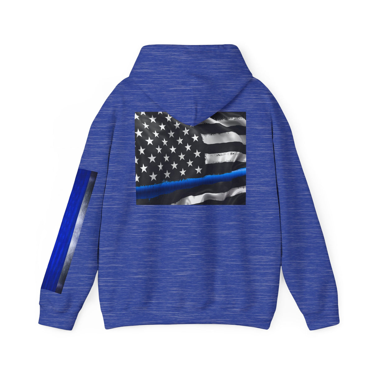 Spartan Hoodie, Thin Blue Line, American Flag, Patriotic Hoodie, Police Officer Gift, Law Enforcement Apparel