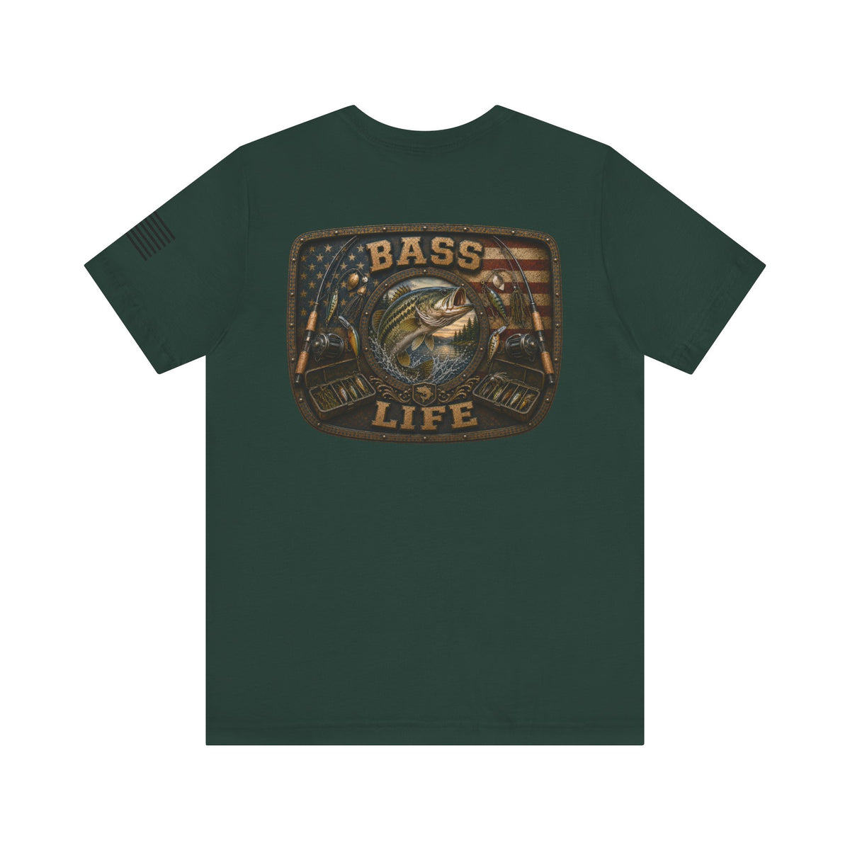 Bass Life Largemouth Bass Fishing T-Shirt – WRAEVN OUTDOORS Angler Tee