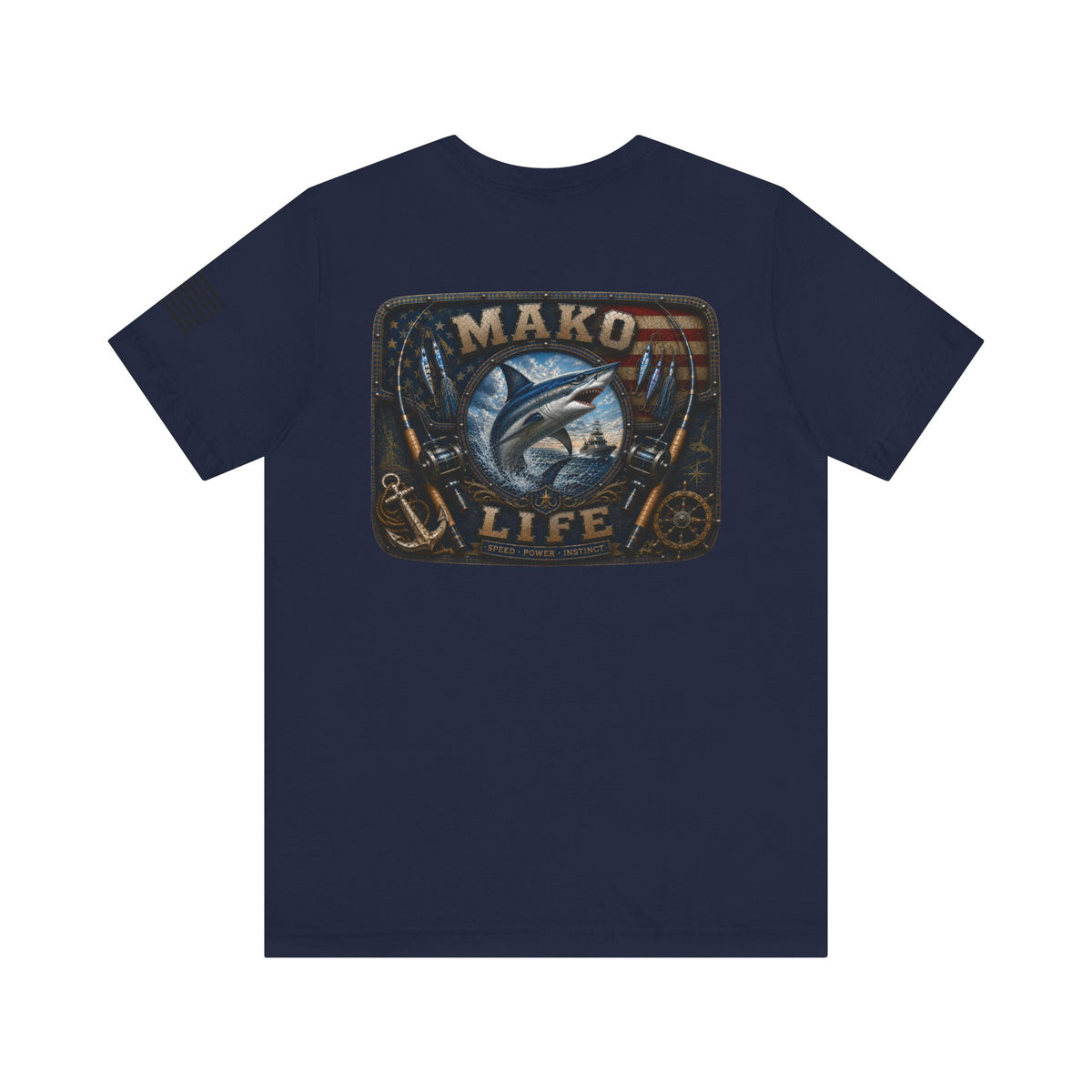 Mako Life Shark Fishing T-Shirt – WRAEVN OUTDOORS Offshore Angler Tee