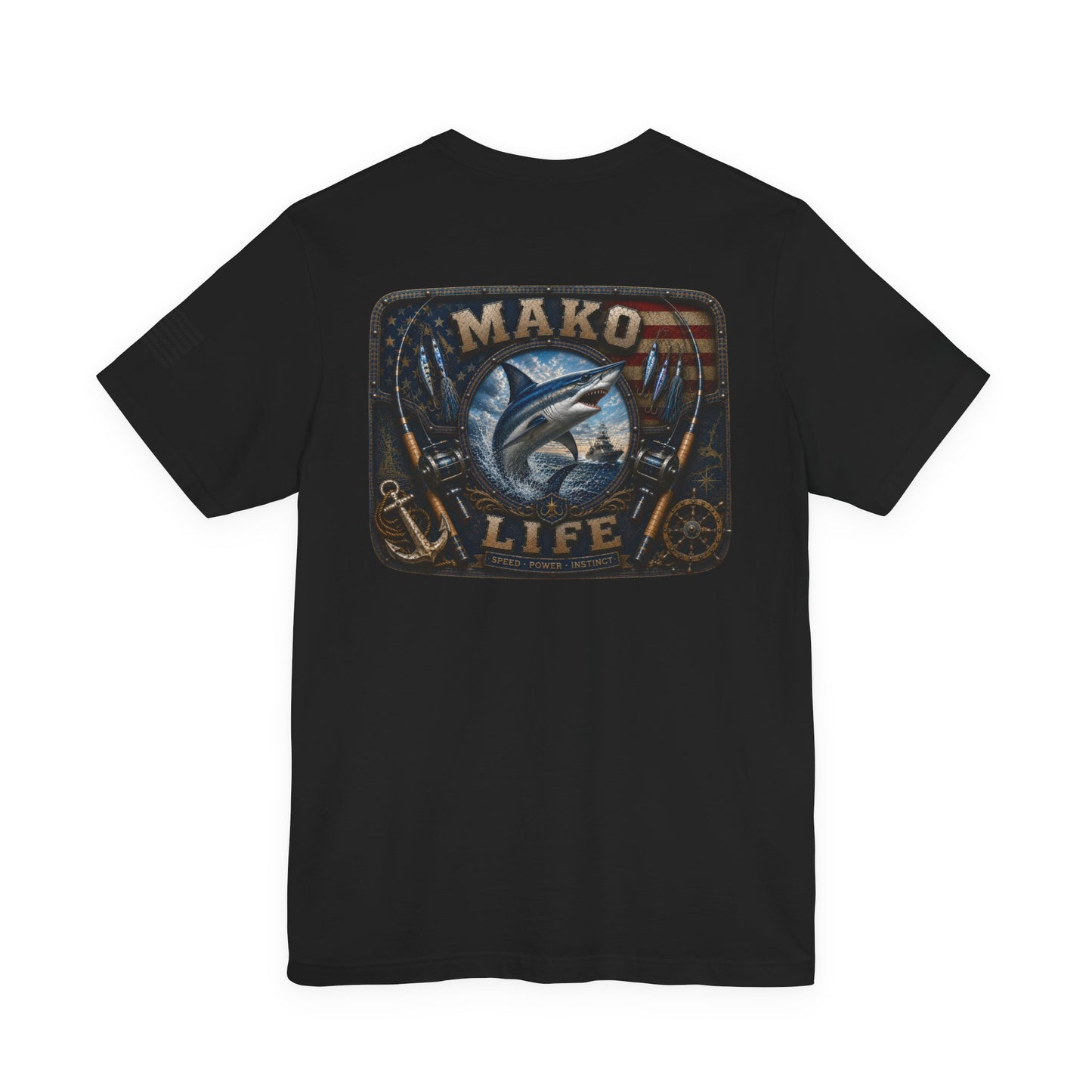 Mako Life Shark Fishing T-Shirt – WRAEVN OUTDOORS Offshore Angler Tee