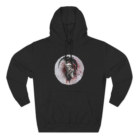 Three-Panel Fleece Hoodie Spartan Warrior