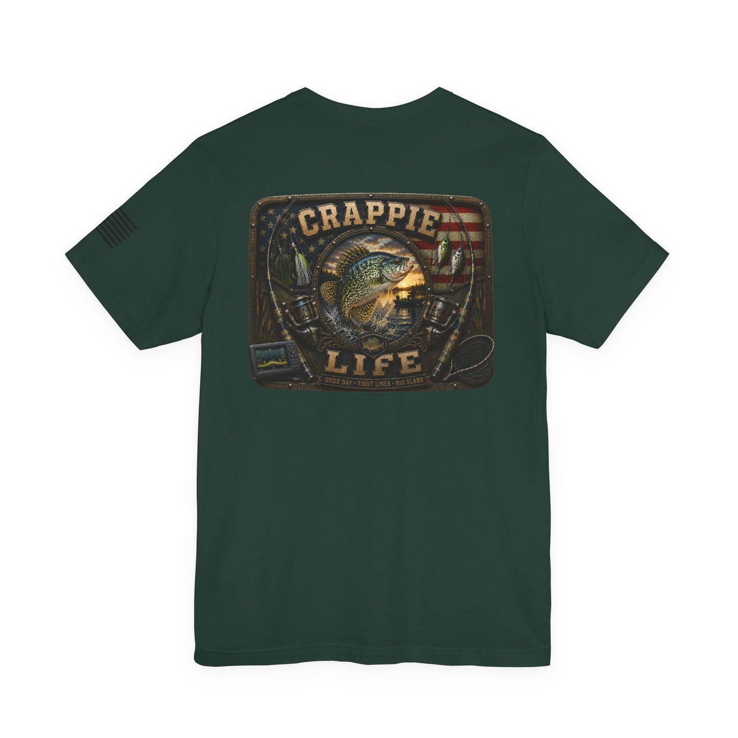 Crappie Life Fishing T-Shirt – WRAEVN OUTDOORS Slab Crappie Angler Tee