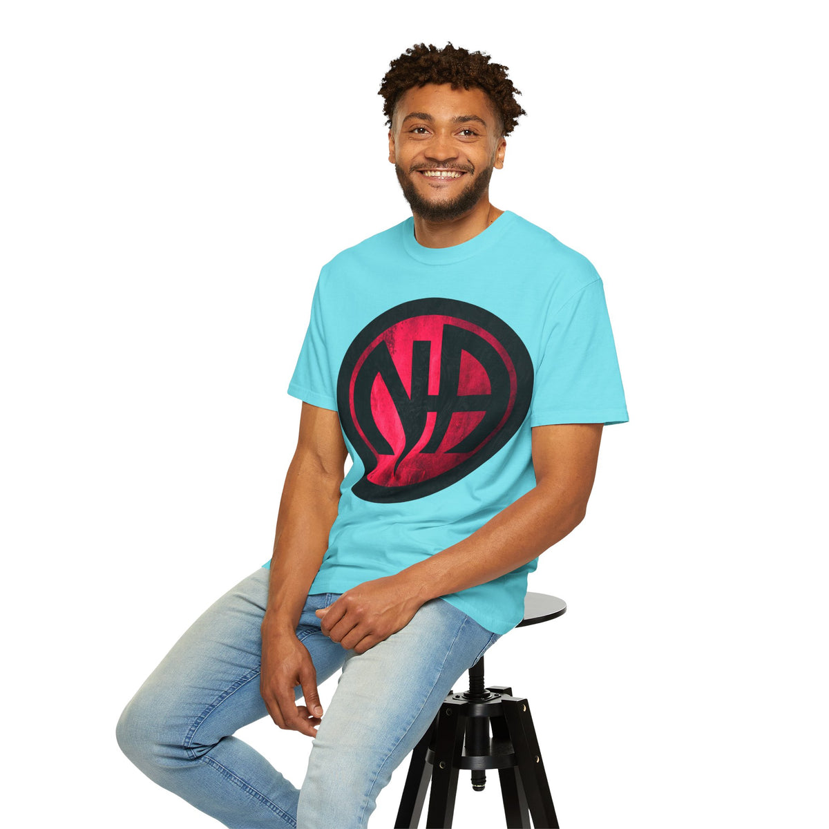 Narcotics Anonymous NA Logo – Grunge Pink & Black Recovery Symbol Art T-Shirt, Recovery T-Shirt