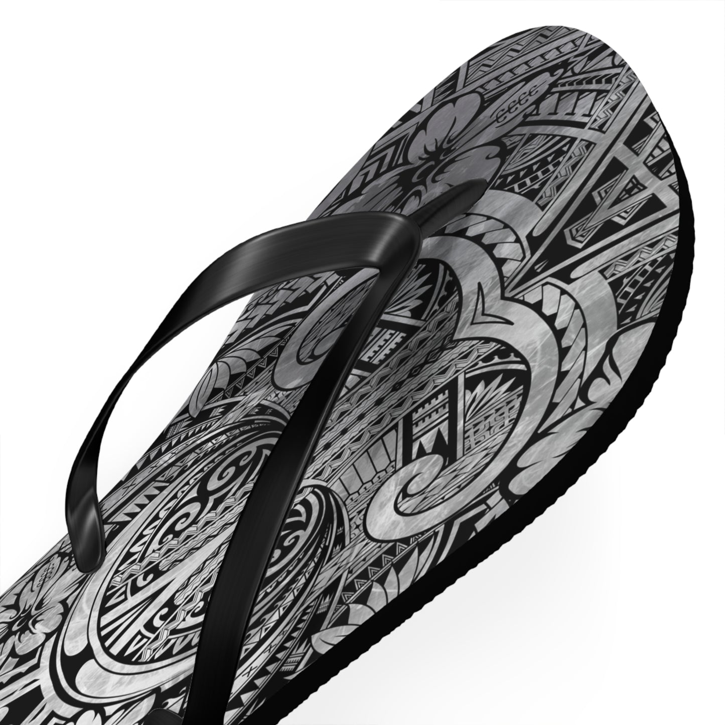 Polynesian Storm Flip Flops - Beach Vibes, Summer Sandals, Festival Footwear, Unique Gift, Vacation Essentials