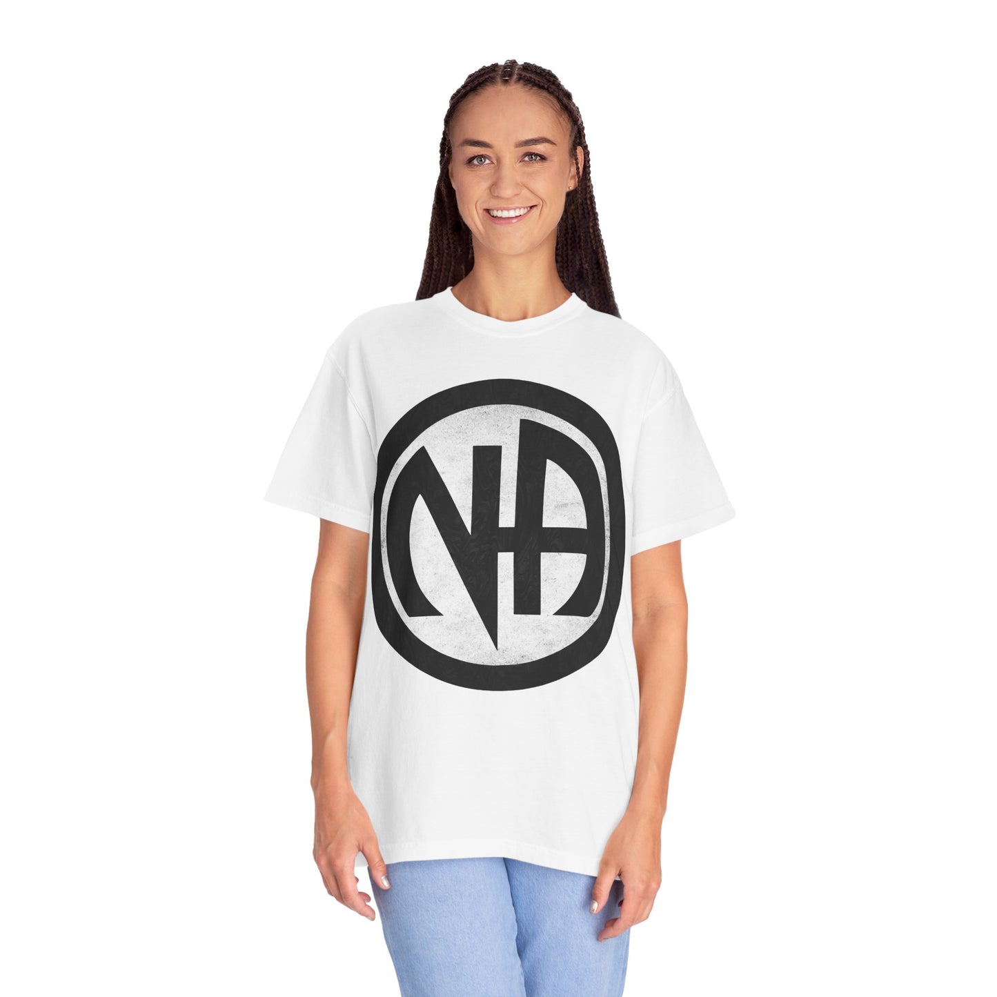 Narcotics Anonymous NA Logo – White & Black Recovery Symbol Art T-Shirt, Recovery T-Shirt