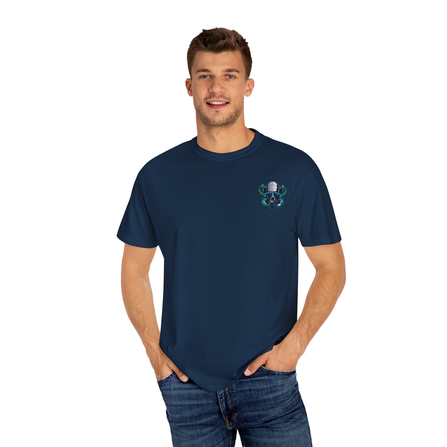 Scuba Skull Unisex T-shirt, Dive Flag Tee, Diving Shirt, Ocean Lover Gift, Beach Wear