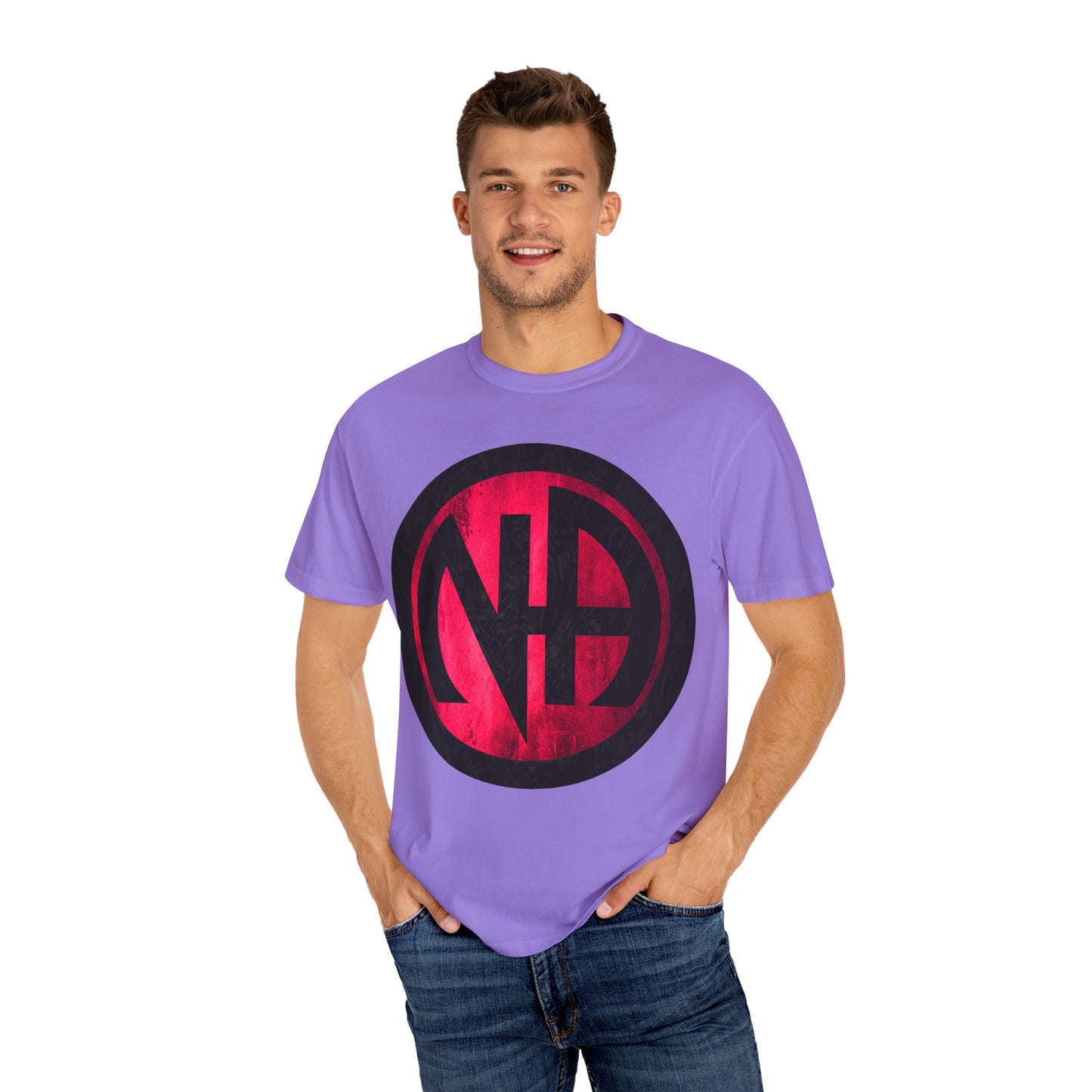 Narcotics Anonymous NA Logo – Grunge Pink & Black Recovery Symbol Art T-Shirt, Recovery T-Shirt
