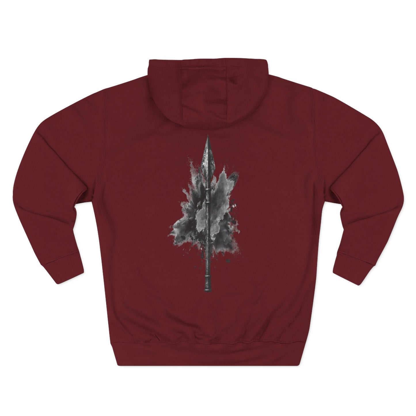 Three-Panel Fleece Hoodie Spartan Warrior