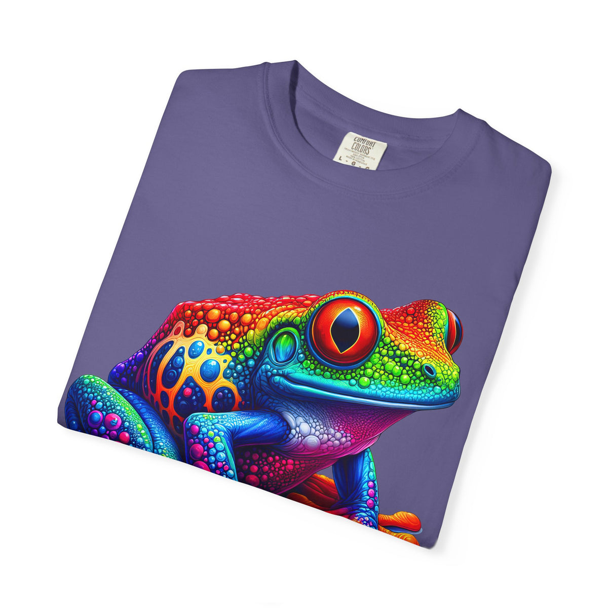 Frog T-Shirt | Unisex Garment-Dyed Tee for Nature Lovers, Eco-Friendly Gift, Birthday, Summer Vibe, Outdoor Adventure