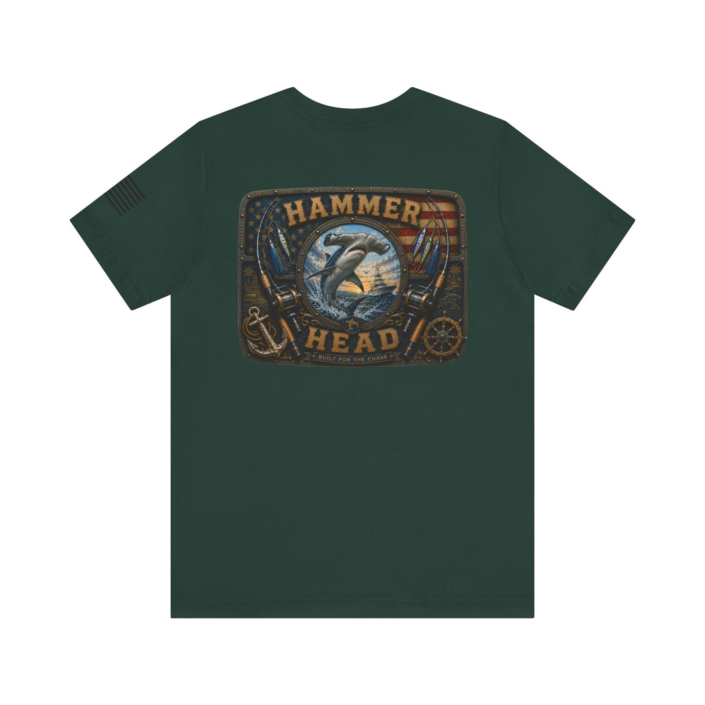 Hammerhead Life Shark Fishing T-Shirt – WRAEVN OUTDOORS Offshore Angler Tee