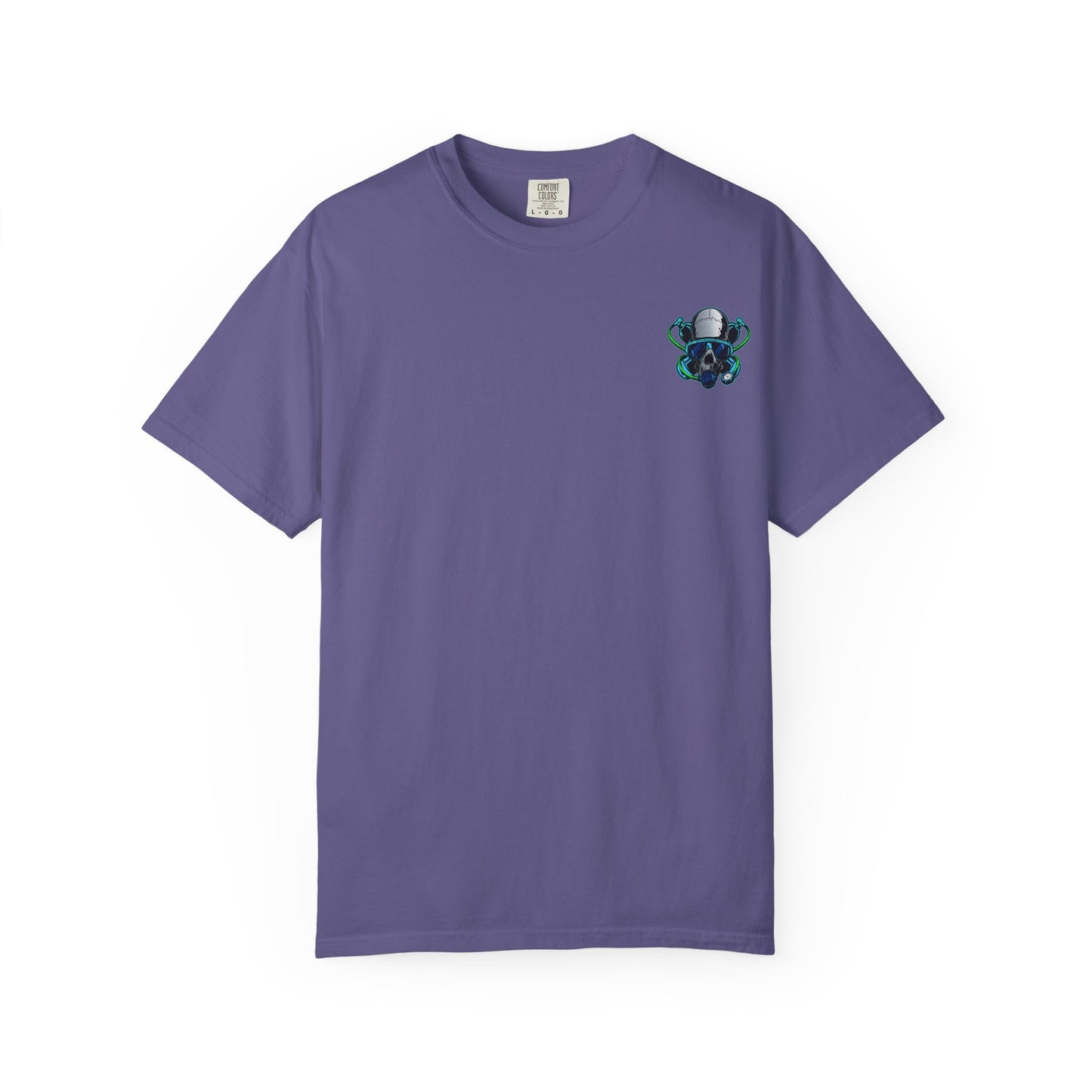 Scuba Skull Unisex T-shirt, Dive Flag Tee, Diving Shirt, Ocean Lover Gift, Beach Wear