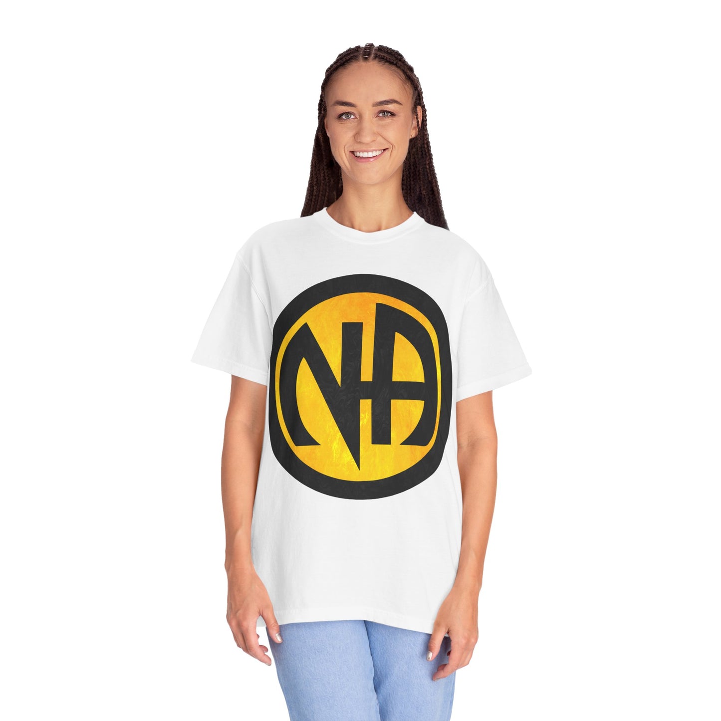 Narcotics Anonymous NA Logo – Yellow & Black Recovery Symbol Art T-Shirt, Recovery T-Shirt