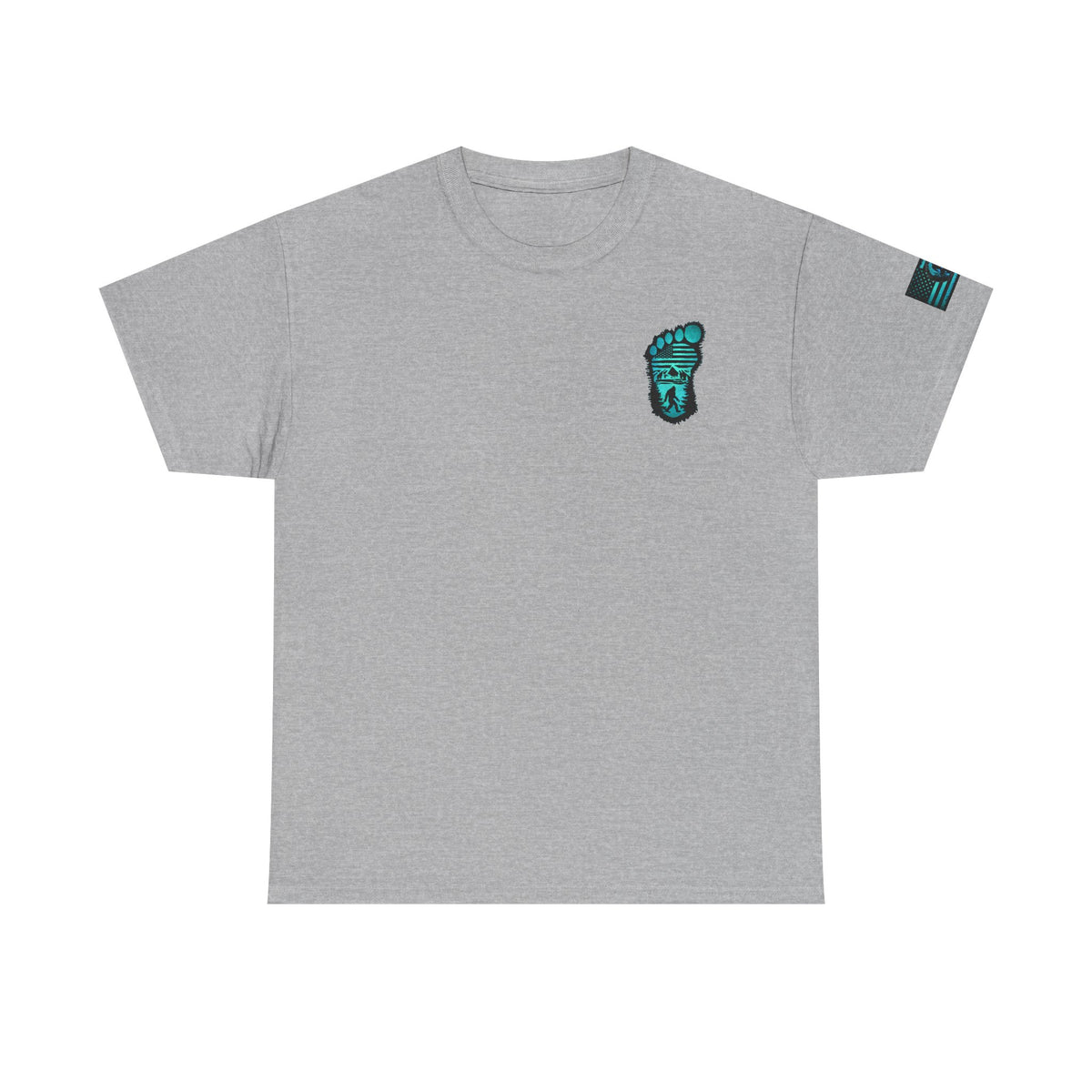 Bigfoot Adventure Unisex Heavy Cotton Tee – Perfect for Outdoorsy Souls, Nature Lovers, Hiking, Camping, Gifts
