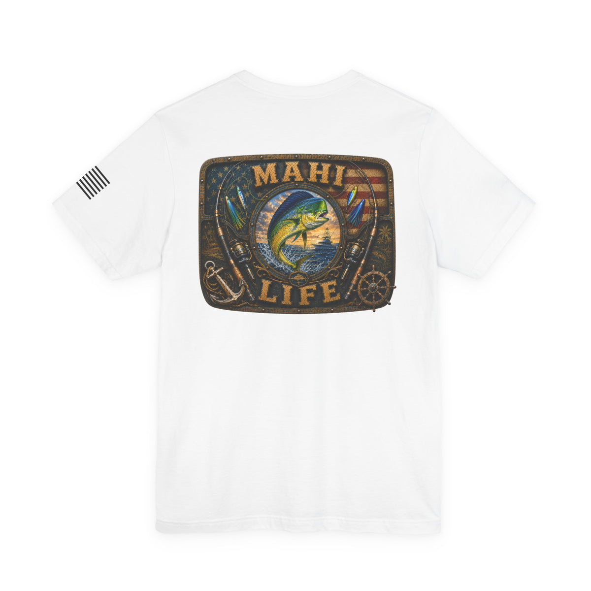 Mahi Life Mahi Mahi Fishing T-Shirt – WRAEVN OUTDOORS Offshore Angler Tee