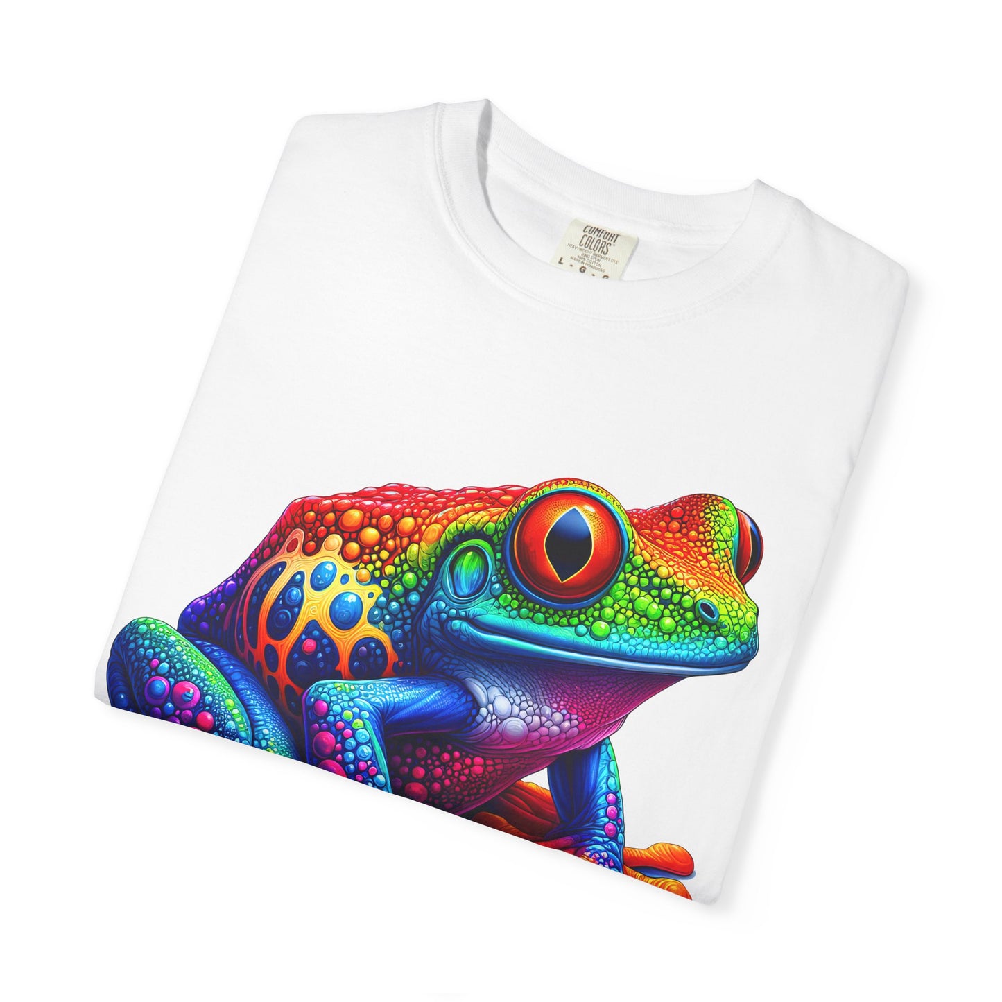 Frog T-Shirt | Unisex Garment-Dyed Tee for Nature Lovers, Eco-Friendly Gift, Birthday, Summer Vibe, Outdoor Adventure