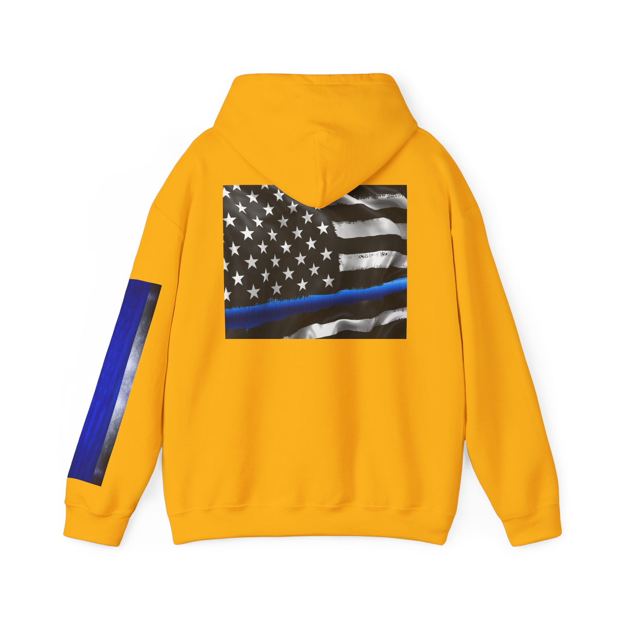 Spartan Hoodie, Thin Blue Line, American Flag, Patriotic Hoodie, Police Officer Gift, Law Enforcement Apparel