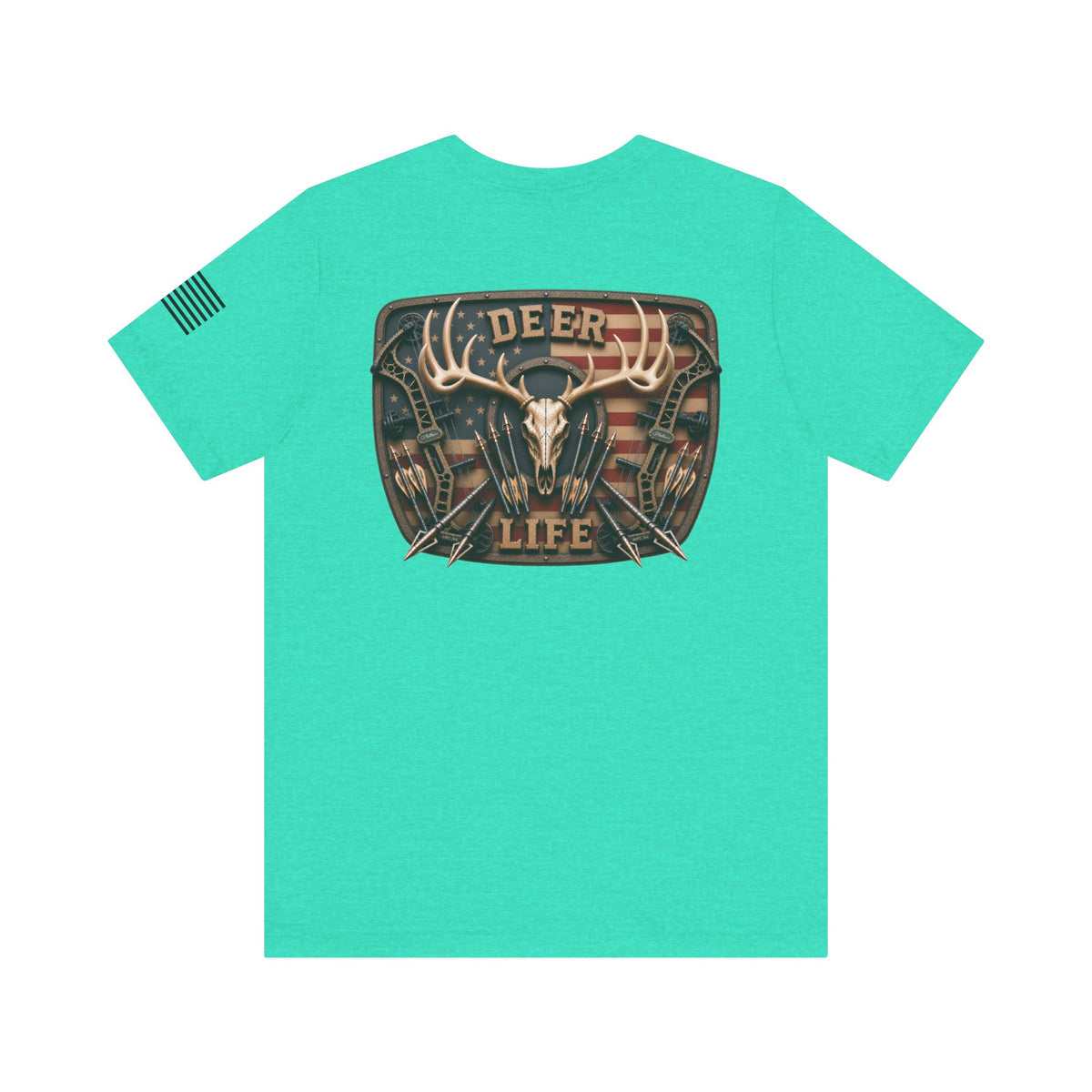 Deer Life American Bowhunting T-Shirt – WRAEVN OUTDOORS Whitetail Hunter Tee