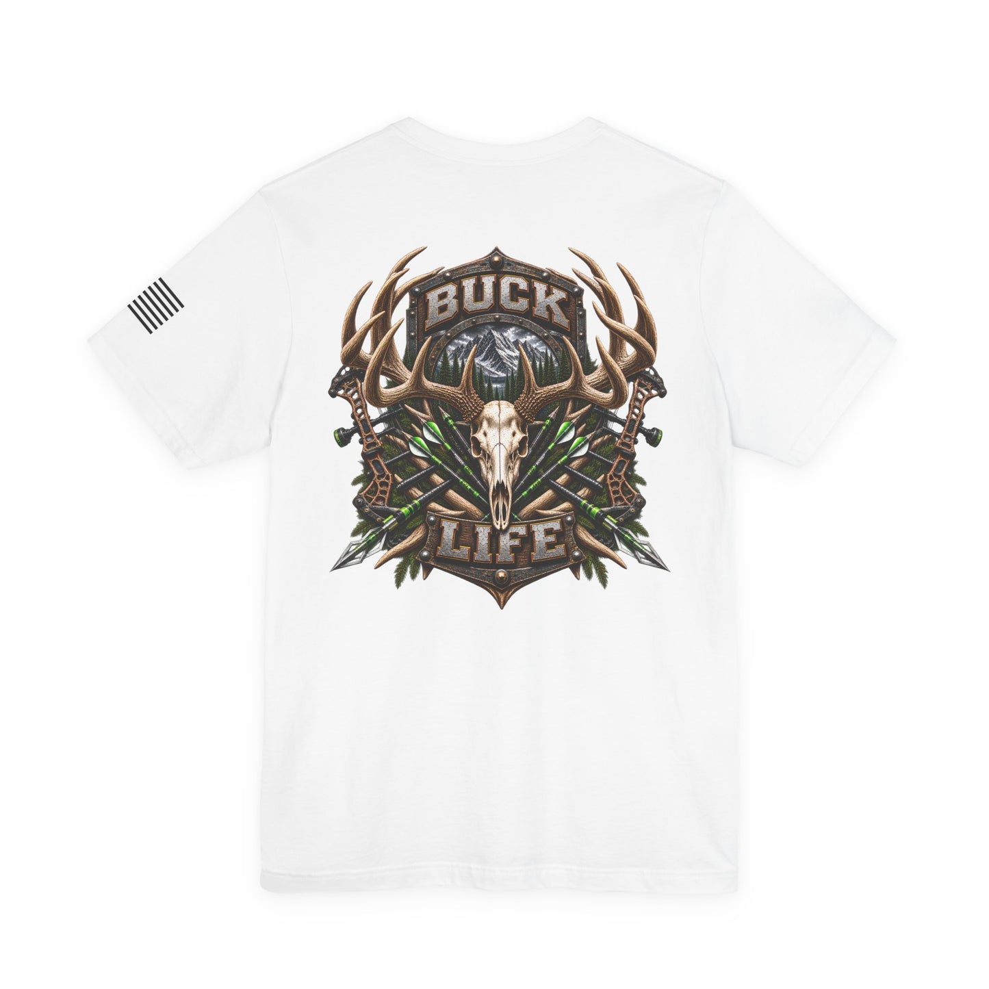 Buck Life Deer Hunting T-Shirt – WRAEVN OUTDOORS Whitetail Hunter Tee
