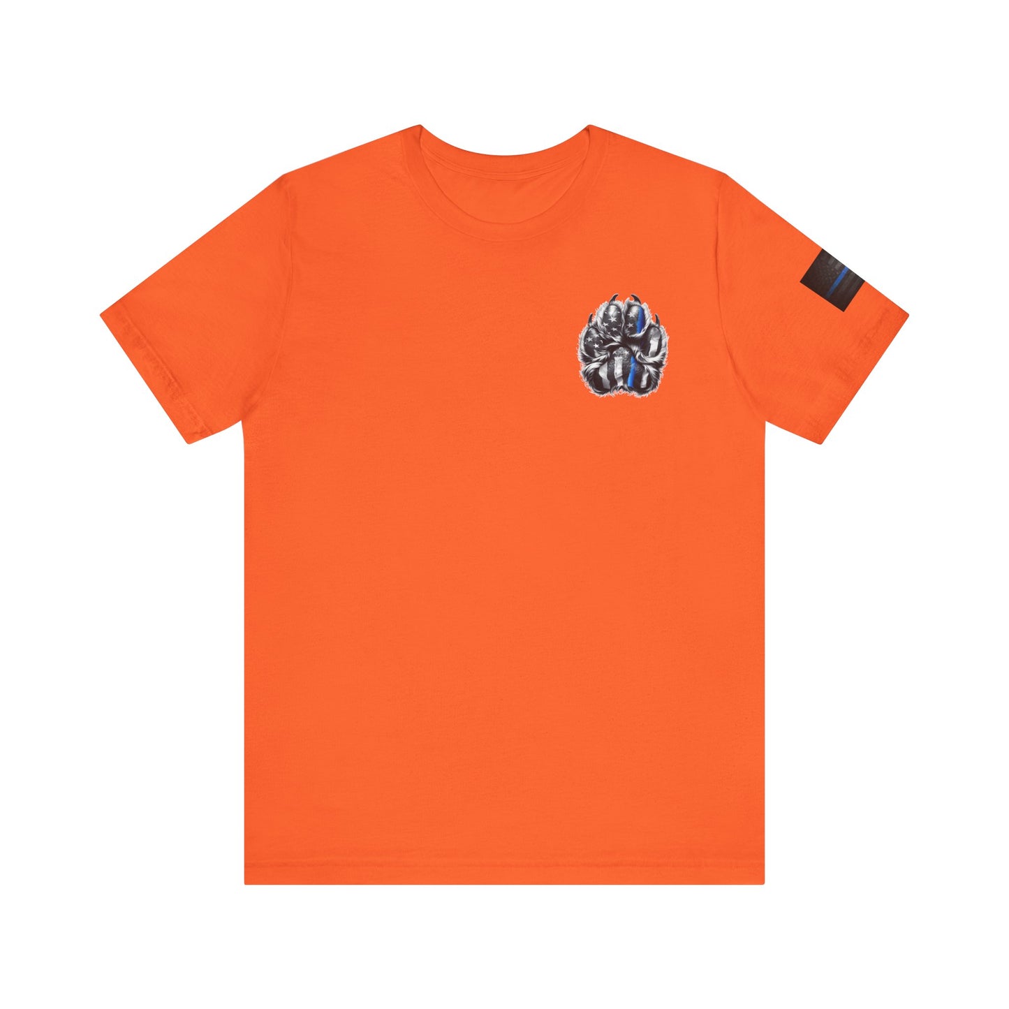 Thin Blue Line K9 Paw Shirt – Thin Blue Line American Patriotic Tee for Law Enforcement Support