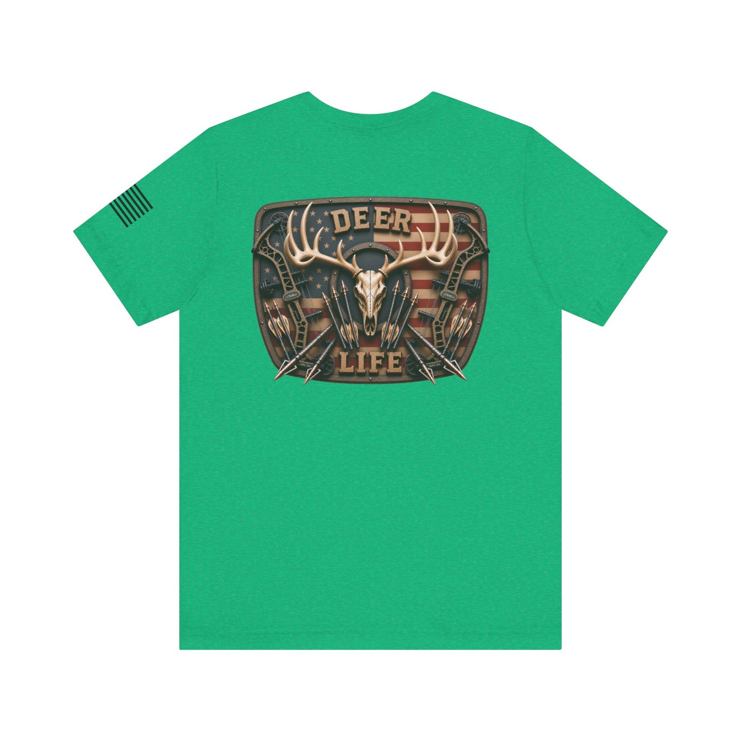 Deer Life American Bowhunting T-Shirt – WRAEVN OUTDOORS Whitetail Hunter Tee