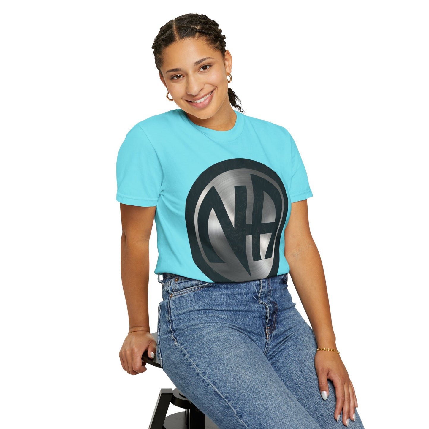 Narcotics Anonymous NA Logo – Metal & Black Recovery Symbol Art T-Shirt, Recovery T-Shirt