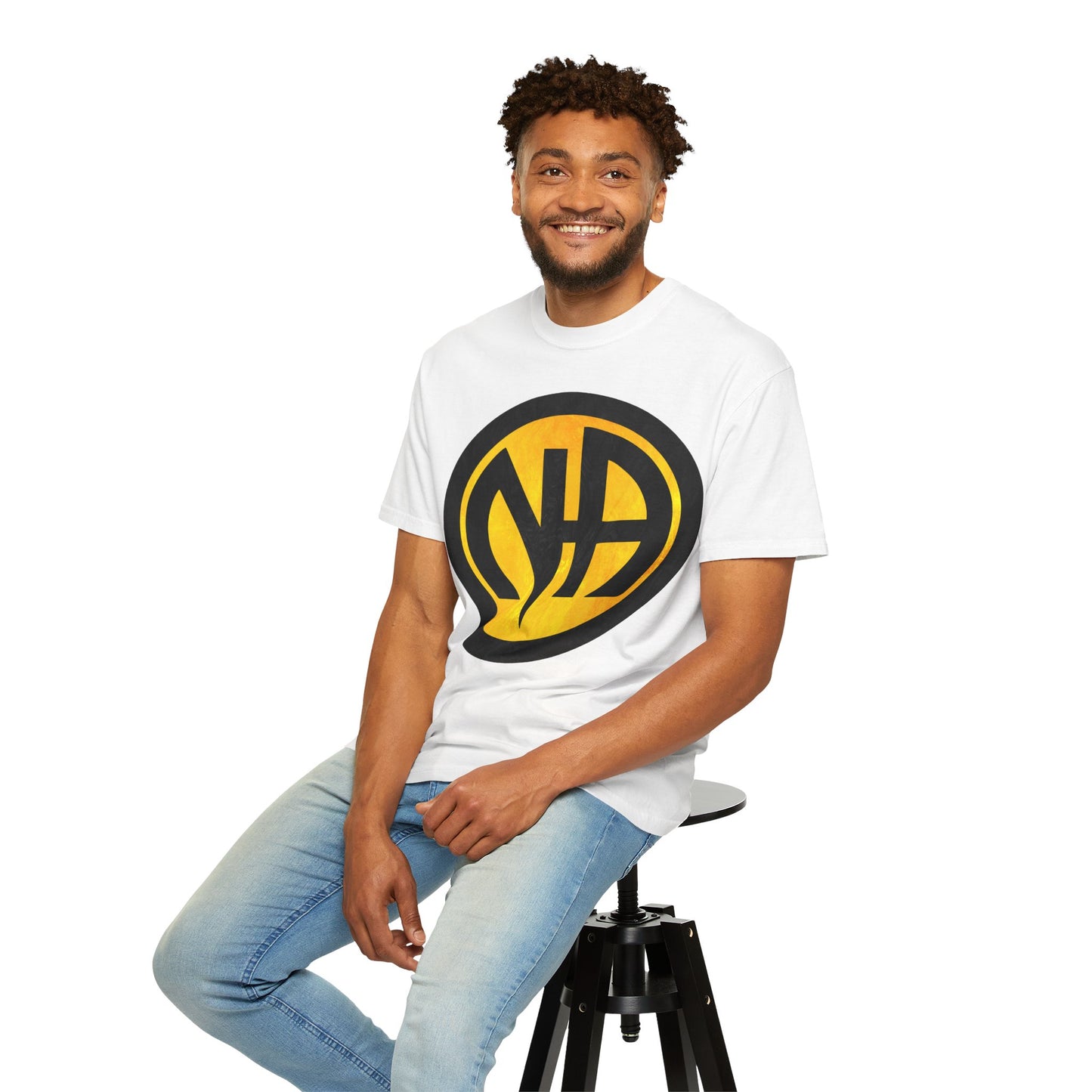 Narcotics Anonymous NA Logo – Yellow & Black Recovery Symbol Art T-Shirt, Recovery T-Shirt