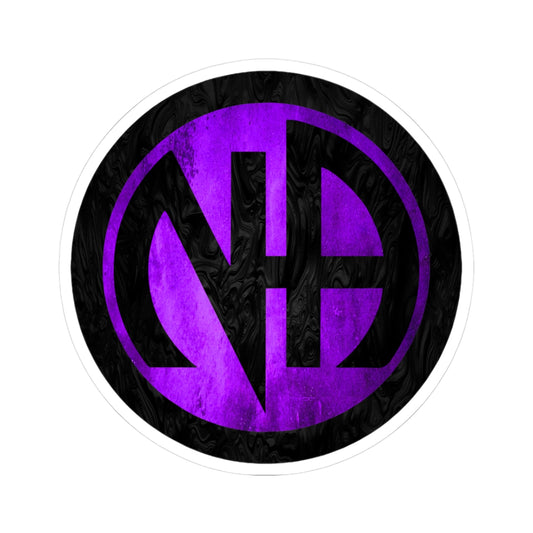 Purple Narcotics Anonymous Symbol Sticker – Bold Recovery Support ArtKiss-Cut Stickers