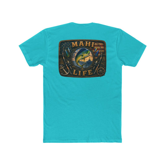 Mahi Life Tee — Vintage Fishing Graphic Cotton T-Shirt