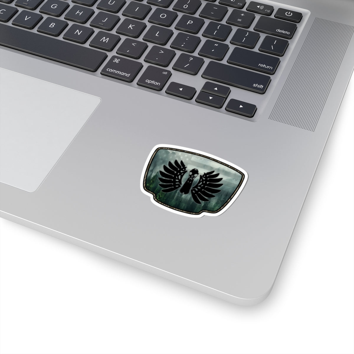 Camo Duck Hunting Badge Patriot kiss-cut stickers