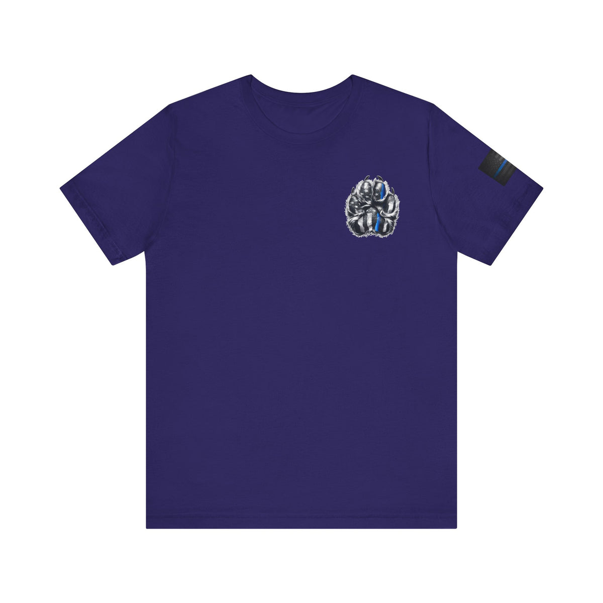 Thin Blue Line K9 Paw Shirt – Thin Blue Line American Patriotic Tee for Law Enforcement Support