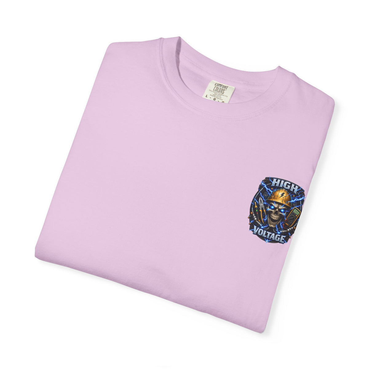 High Voltage Skull T-Shirt — Electrician Safety Graphic Tee