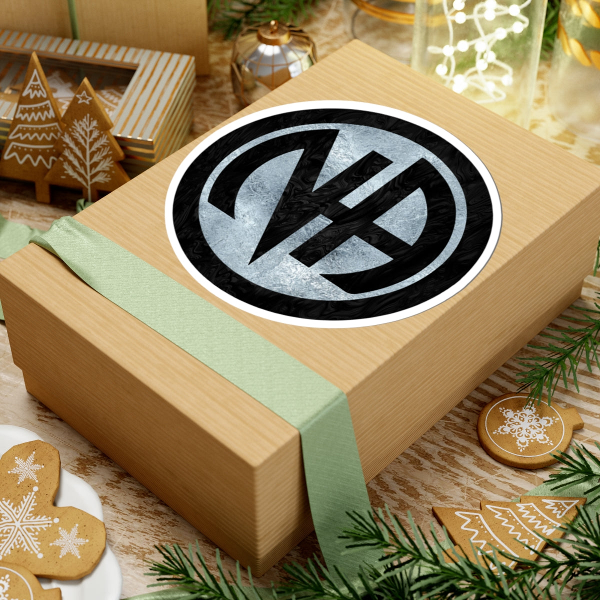 Iced Narcotics Anonymous Symbol Sticker – Bold Recovery Support ArtKiss-Cut Stickers