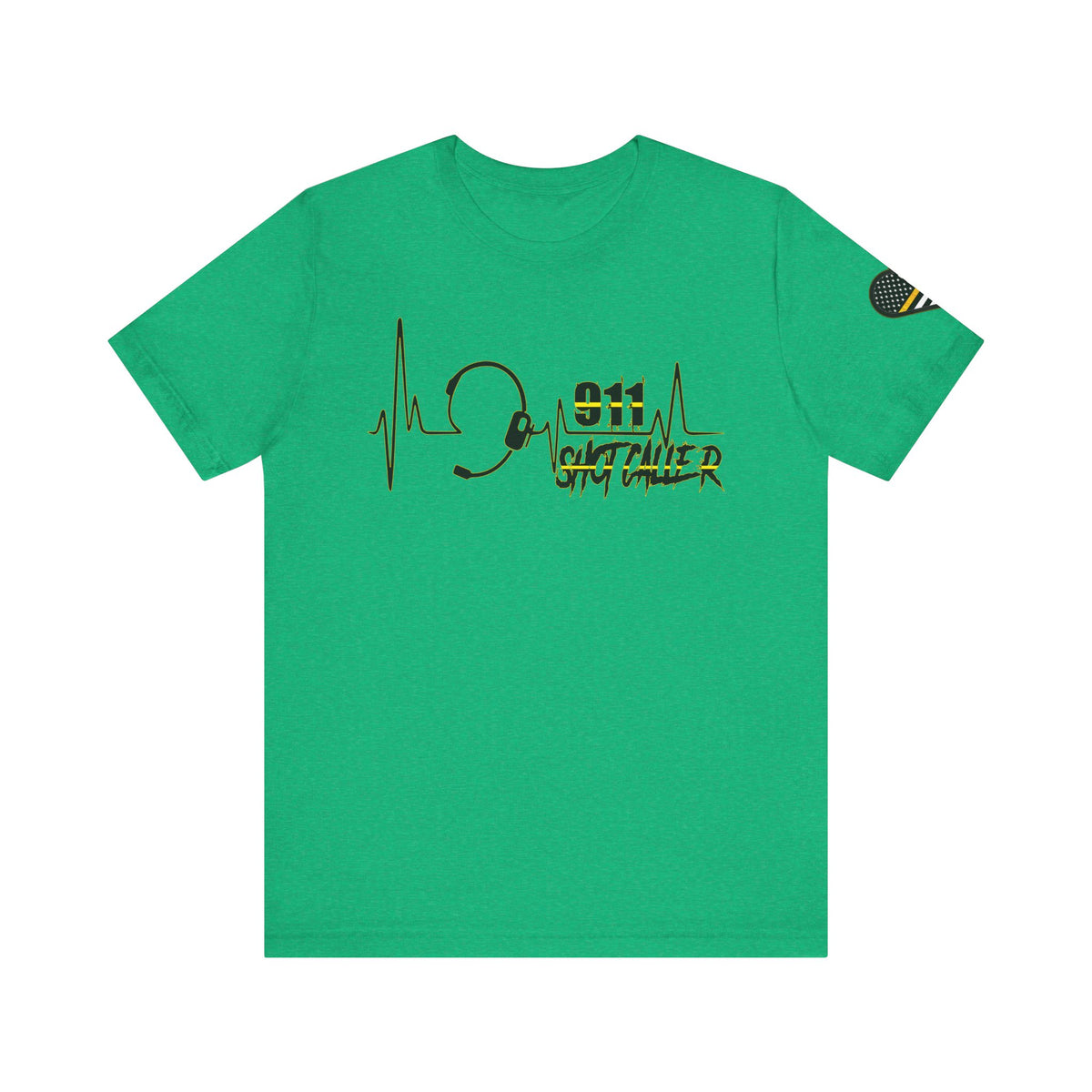 Shot Caller Sugarskull Tee, Dispatcher T-Shirt, 911 Operator Shirt, Unisex Jersey Tee, Short Sleeve Top