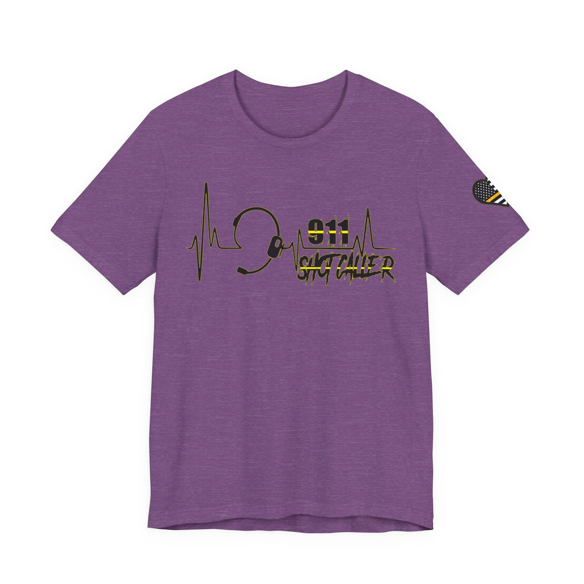 Shot Caller Sugarskull Tee, Dispatcher T-Shirt, 911 Operator Shirt, Unisex Jersey Tee, Short Sleeve Top