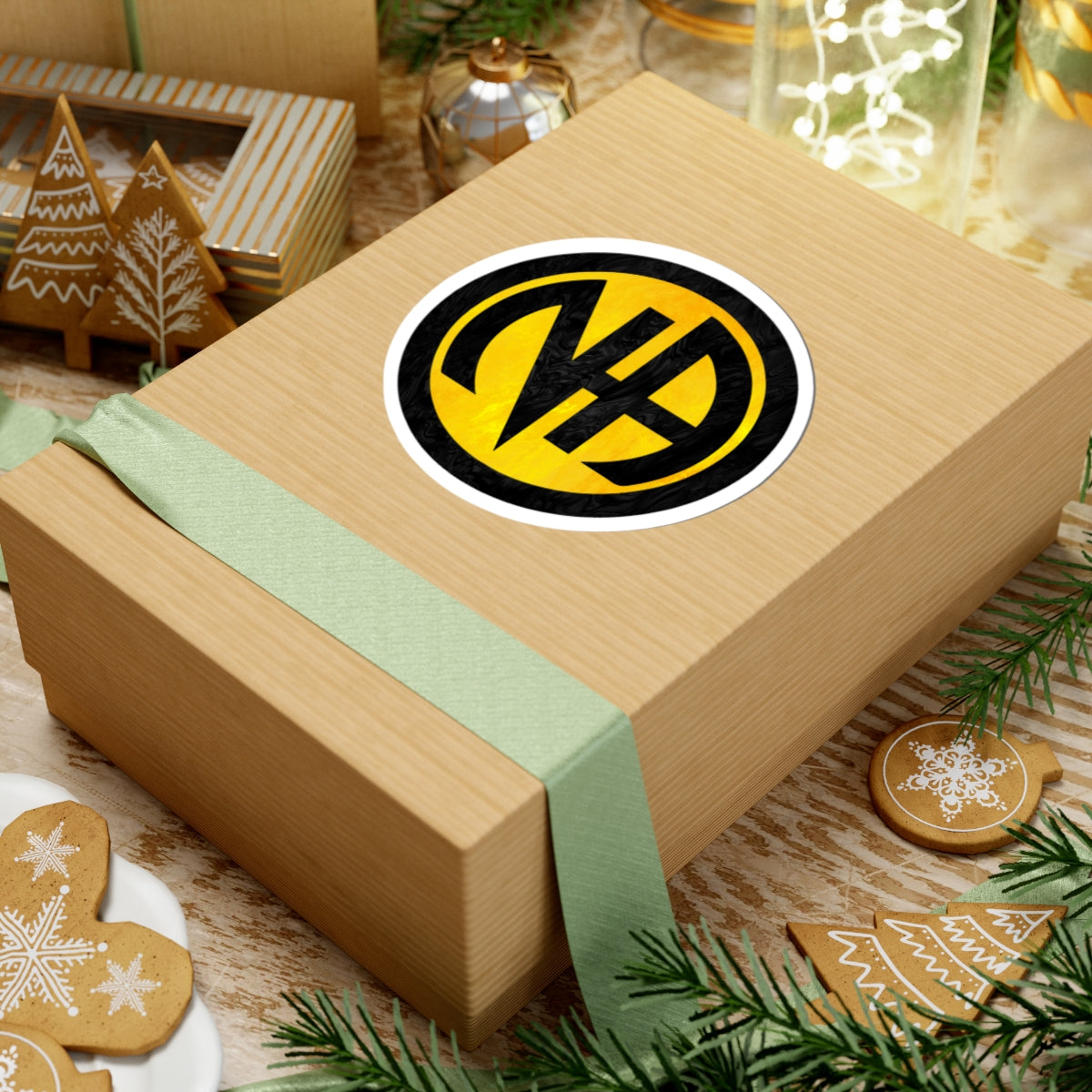 Yellow Narcotics Anonymous Symbol Sticker – Bold Recovery Support ArtKiss-Cut Stickers