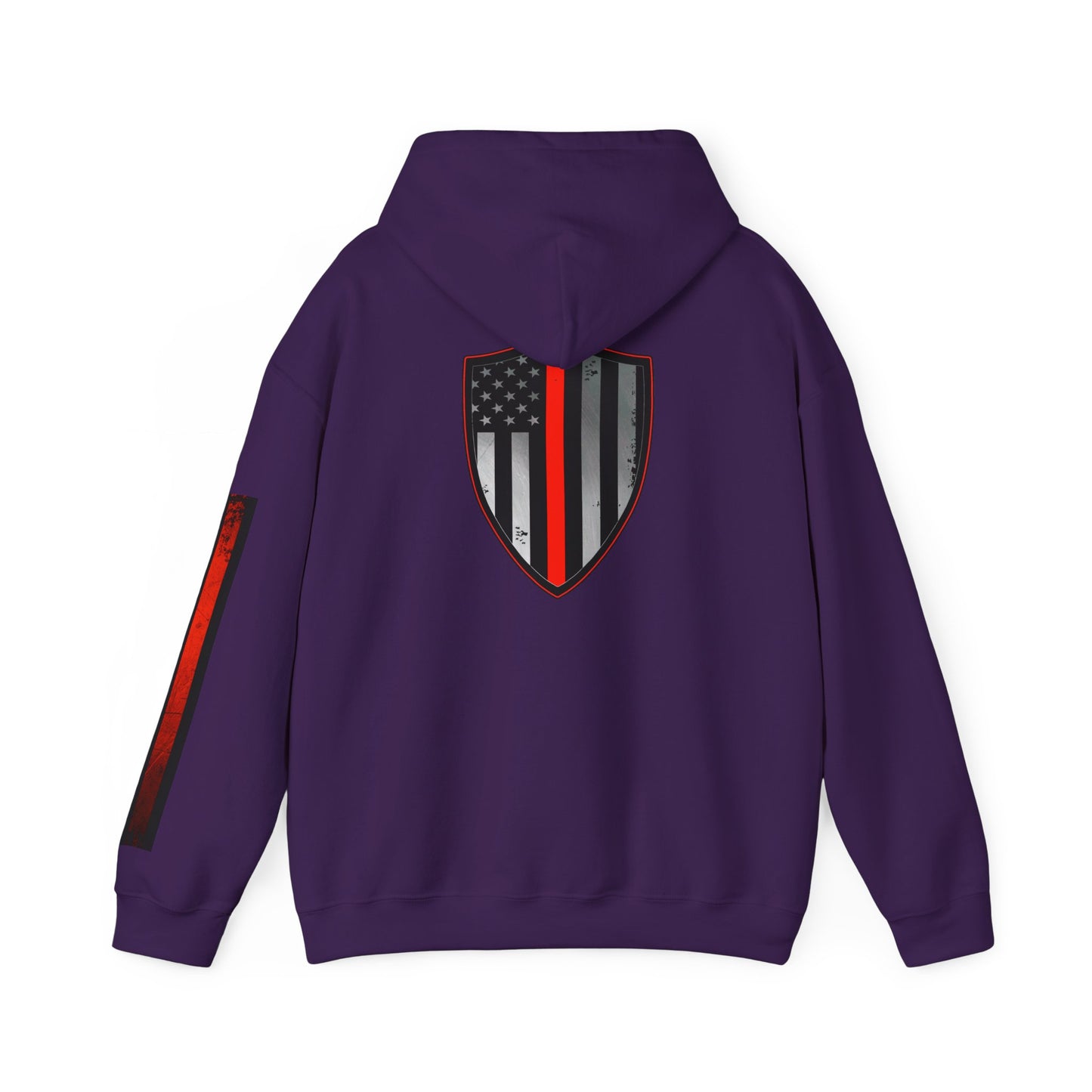 Firefighter Thin Red Line American Flag Hoodie, Fireman Gift, Firefighter Apparel, Thin Red Line Sweatshirt, Firefighter