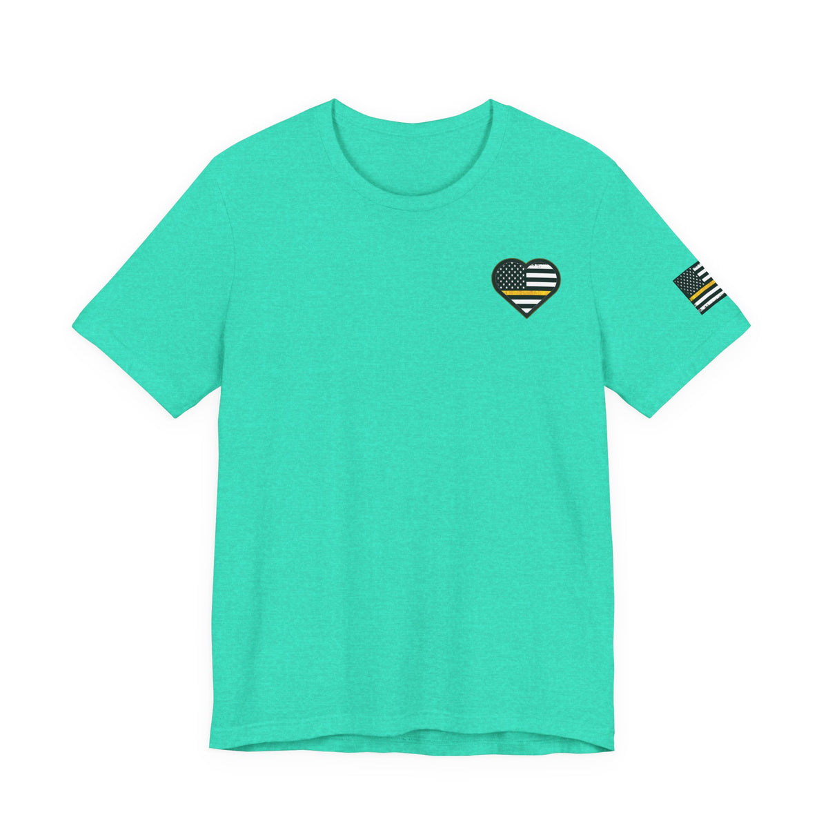 911 Dispatcher Sugar Skull Unisex Tee, Dispatcher Gift, Day of the Dead Shirt, Thin Gold Line,