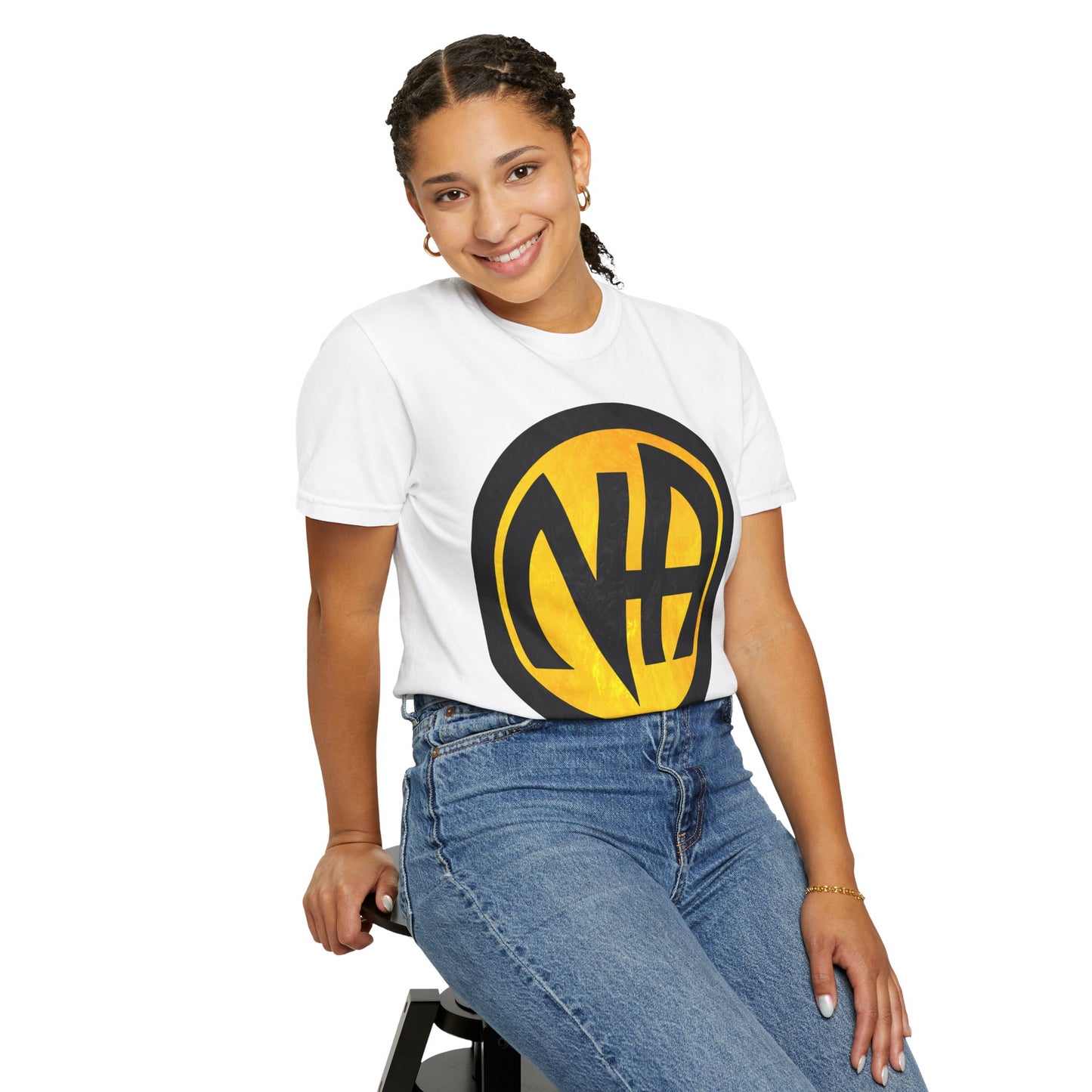 Narcotics Anonymous NA Logo – Yellow & Black Recovery Symbol Art T-Shirt, Recovery T-Shirt