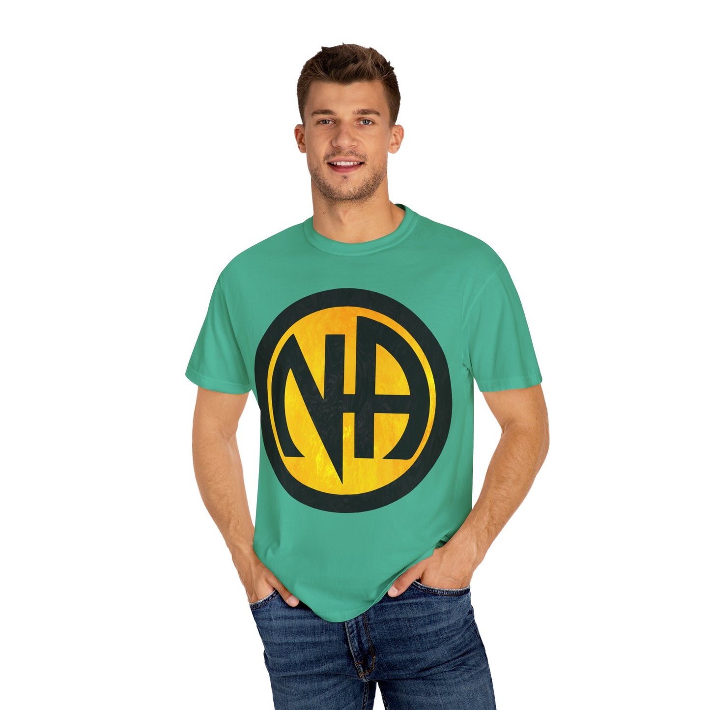 Narcotics Anonymous NA Logo – Yellow & Black Recovery Symbol Art T-Shirt, Recovery T-Shirt