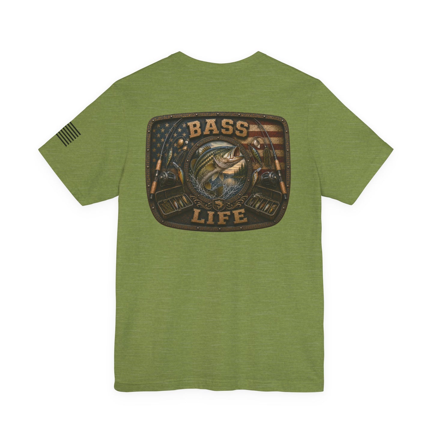 Bass Life Largemouth Bass Fishing T-Shirt – WRAEVN OUTDOORS Angler Tee