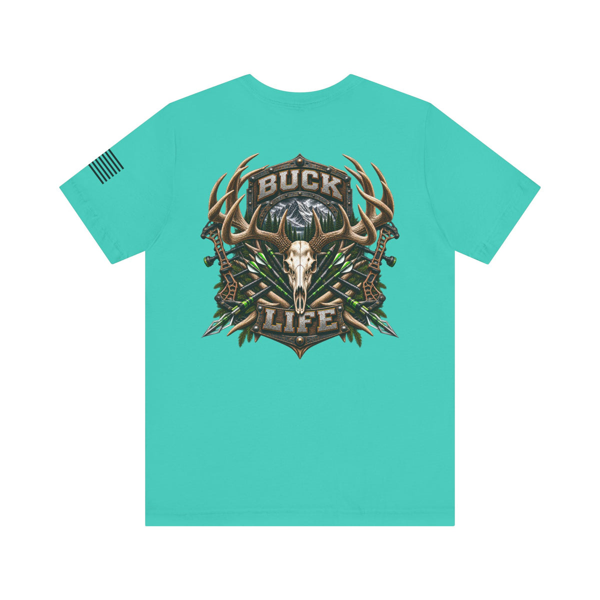 Buck Life Deer Hunting T-Shirt – WRAEVN OUTDOORS Whitetail Hunter Tee