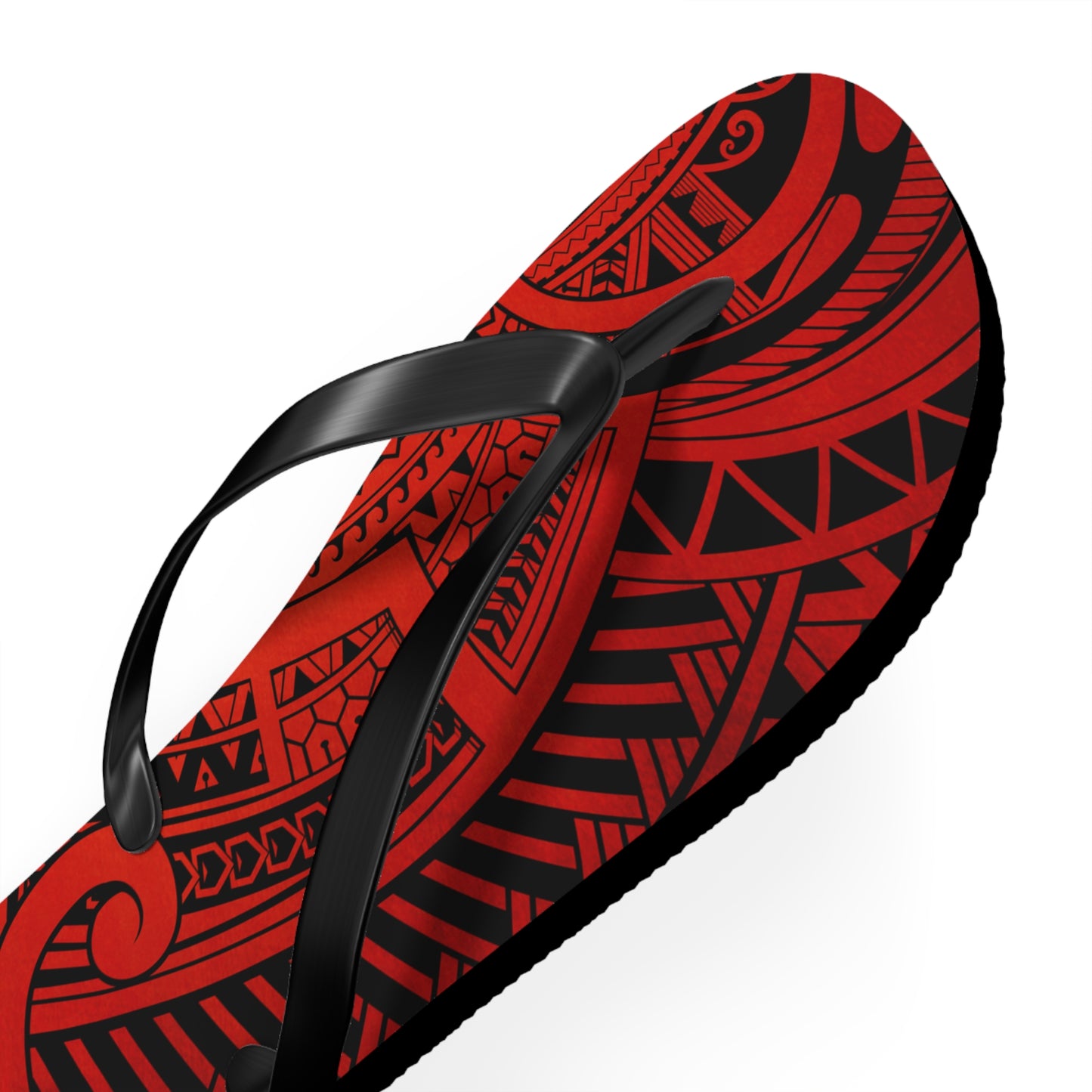 Polynesian Tribal Flip Flops, Summer Footwear, Vacation Sandals, Beach Accessories, Boho Flip Flops