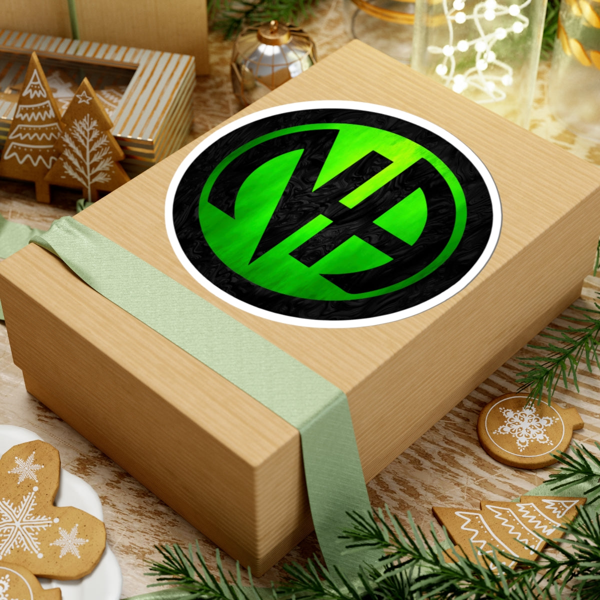 Green Narcotics Anonymous Symbol Sticker – Bold Recovery Support ArtKiss-Cut Stickers
