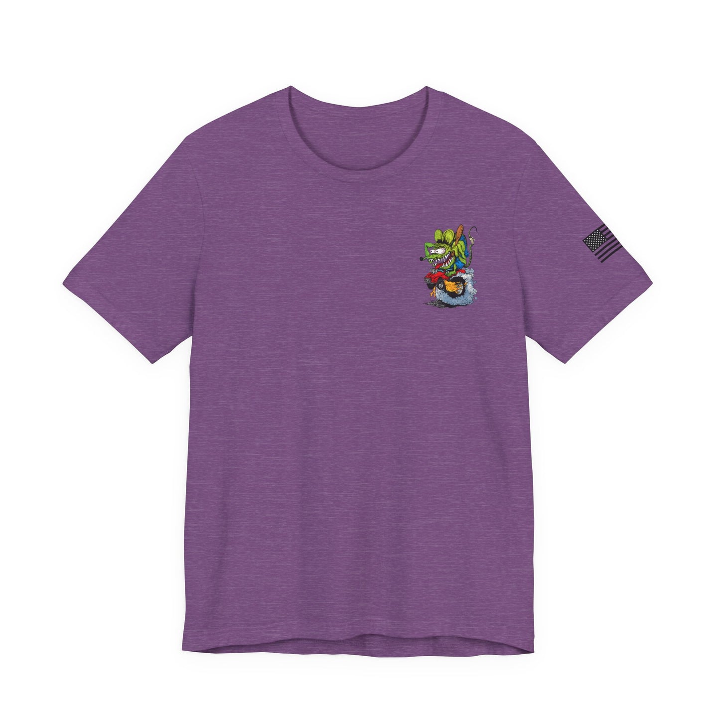 Rat Fink Monster Hot Rod Burnout – Wild Cartoon Drag Racer Tee