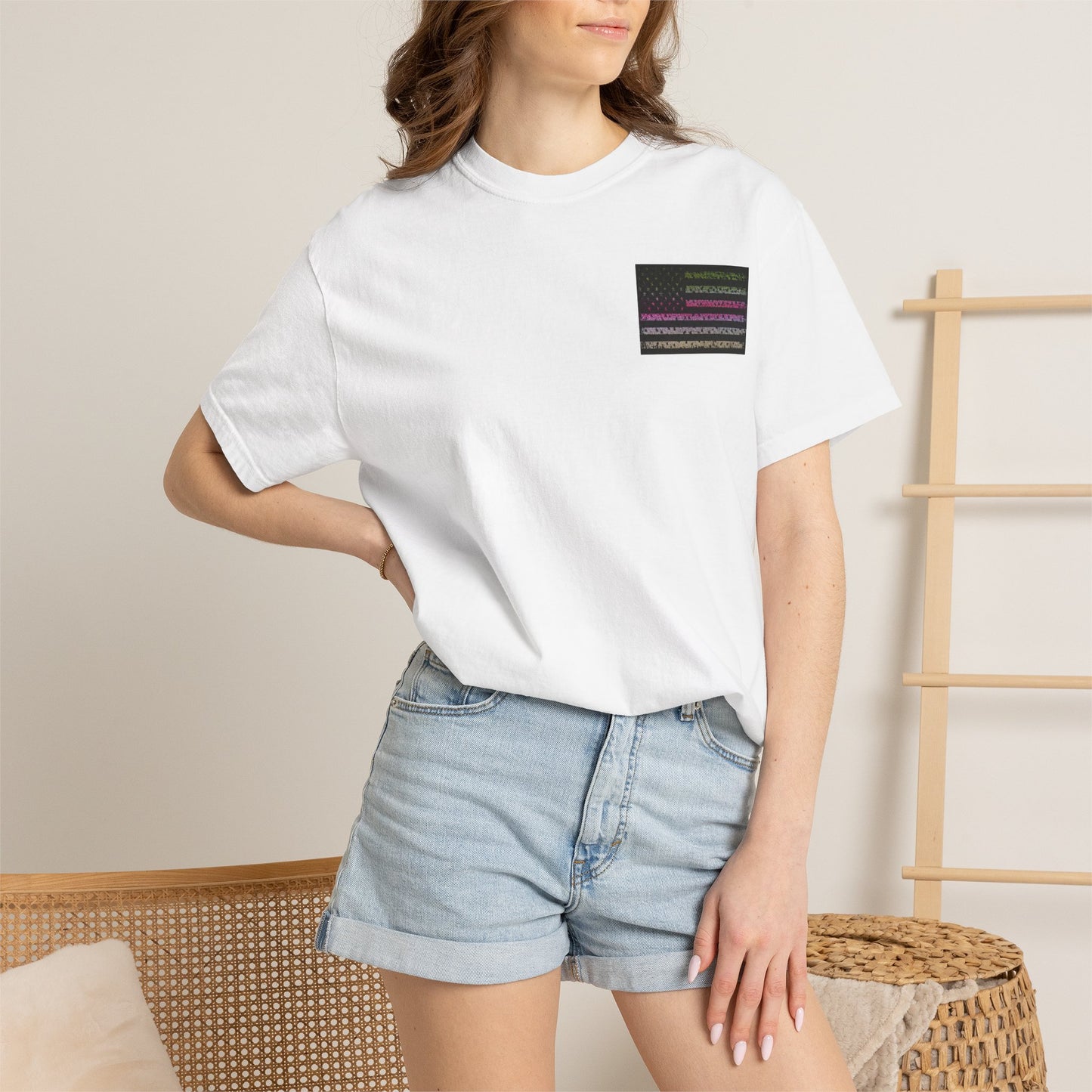 Trout Life T-Shirt — Fishing Graphic Tee with Trout & American Flag