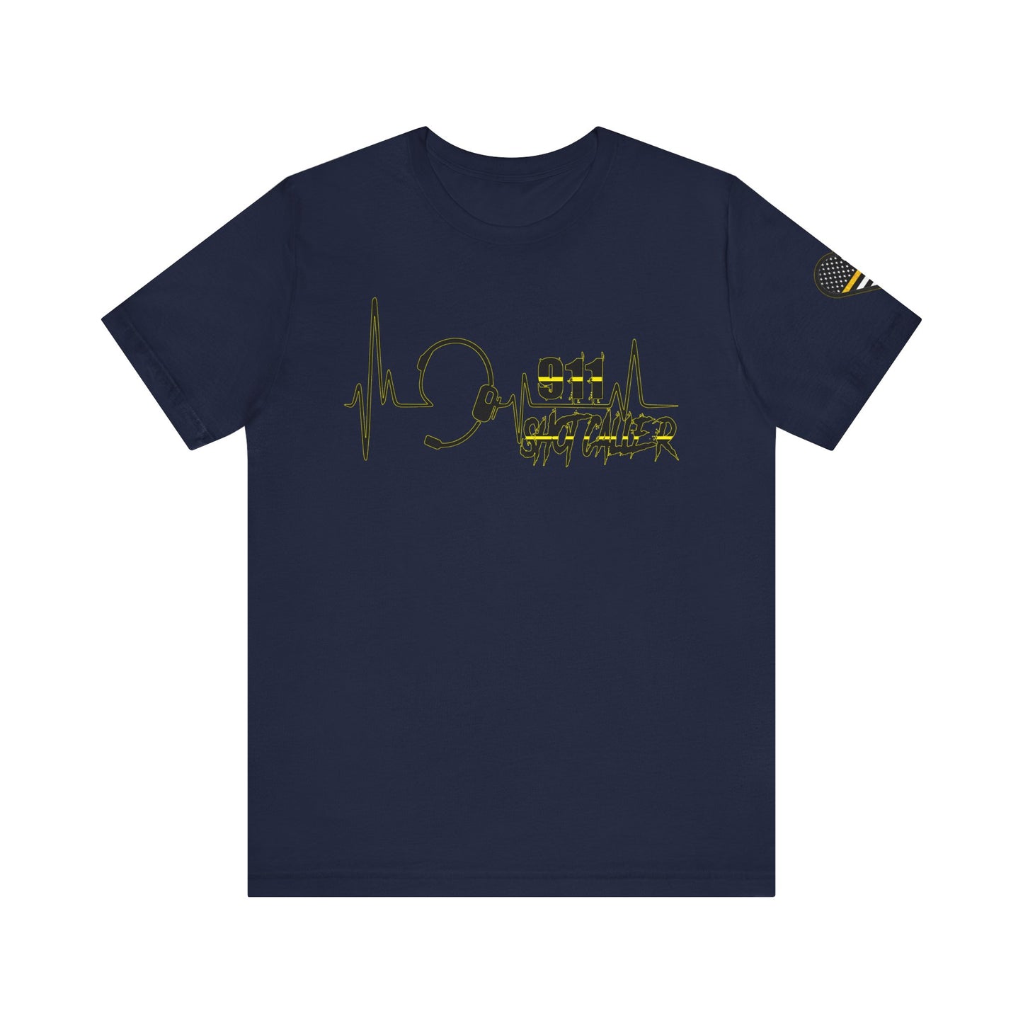 Shot Caller Sugarskull Tee, Dispatcher T-Shirt, 911 Operator Shirt, Unisex Jersey Tee, Short Sleeve Top